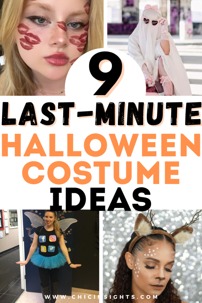 last-minute Halloween costume ideas