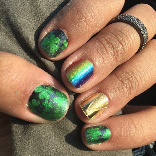 St. Patrick's nail art