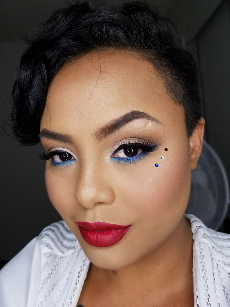 patriotic makeup