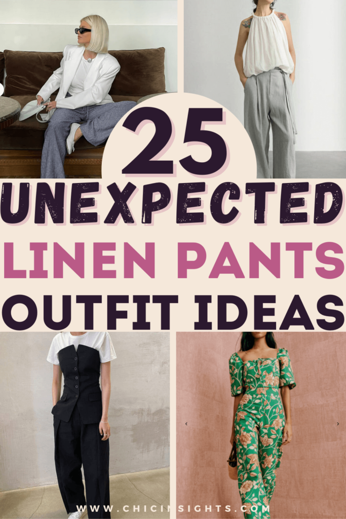 linen pants outfit ideas