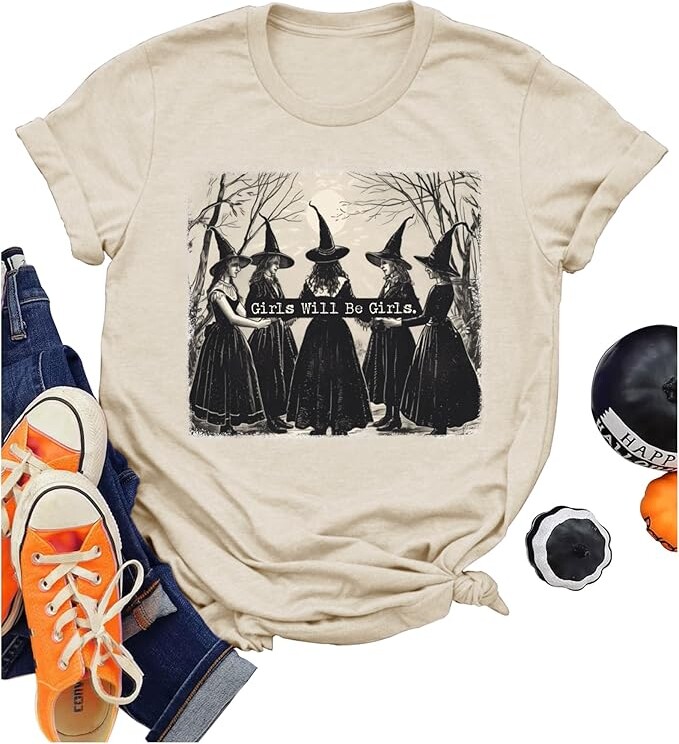 Witch printed Halloween t-shirt