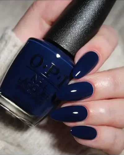 dark navy fall nail polish color from OPI