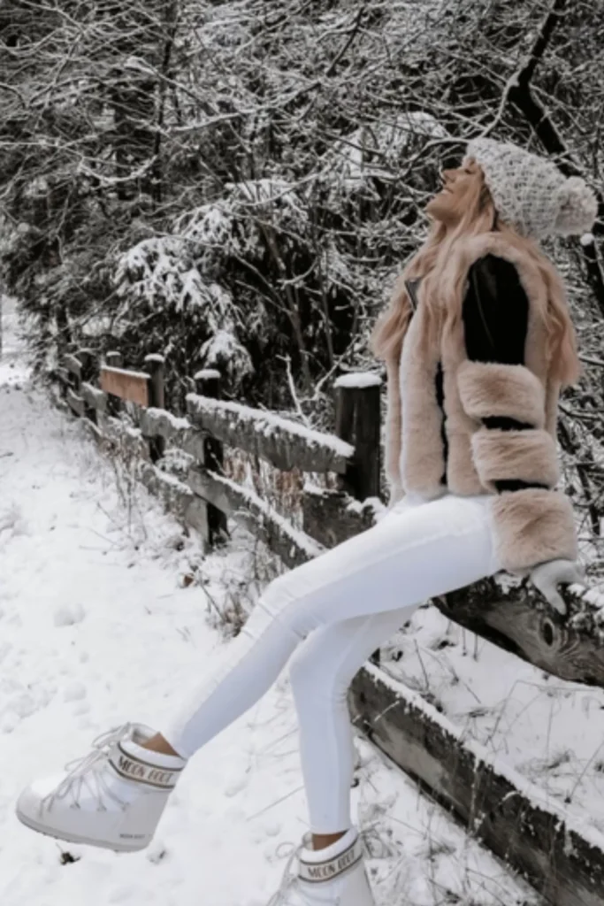 Apres ski inspired winter outfit